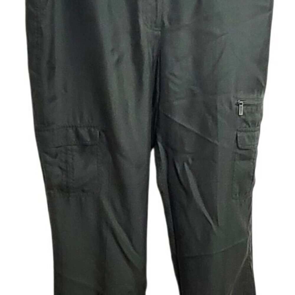 Calvin Klein Silk Pants Green 14 - Picture 3 of 7